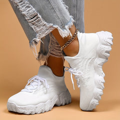Women's Mesh Breathable Chunky Sneakers Lightweight Sport Shoes