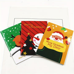 10pcs Christmas Small Book Gift Pocket Notepad Family Friends