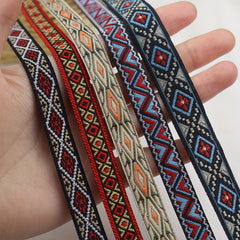 Jacquard Lace Ribbon Embroidered Trim For Sewing Crafts