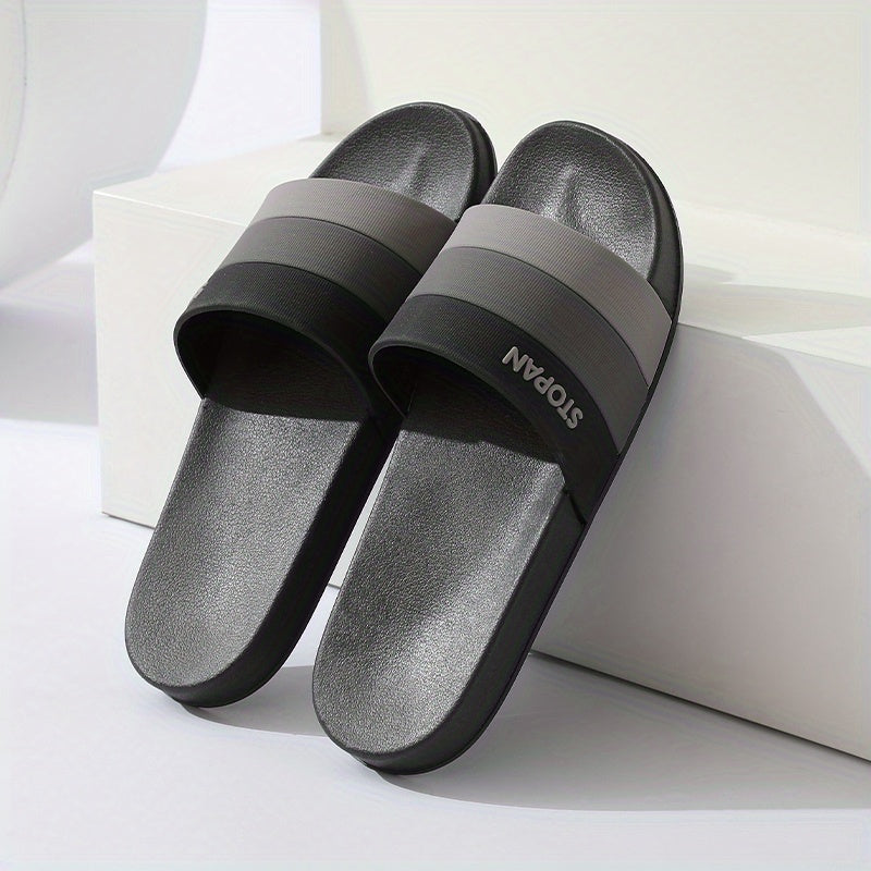 Men's Lightweight Non Slip Open Toe Quick Drying Slides