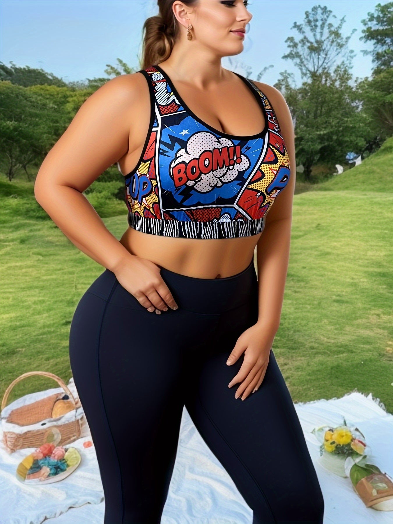 Women's Graphic Print Sports Tank Top