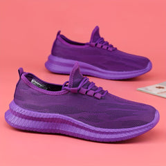 Women's Minimalist Mesh Tennis Sports Shoes Lightweight and Comfortable Non-Slip