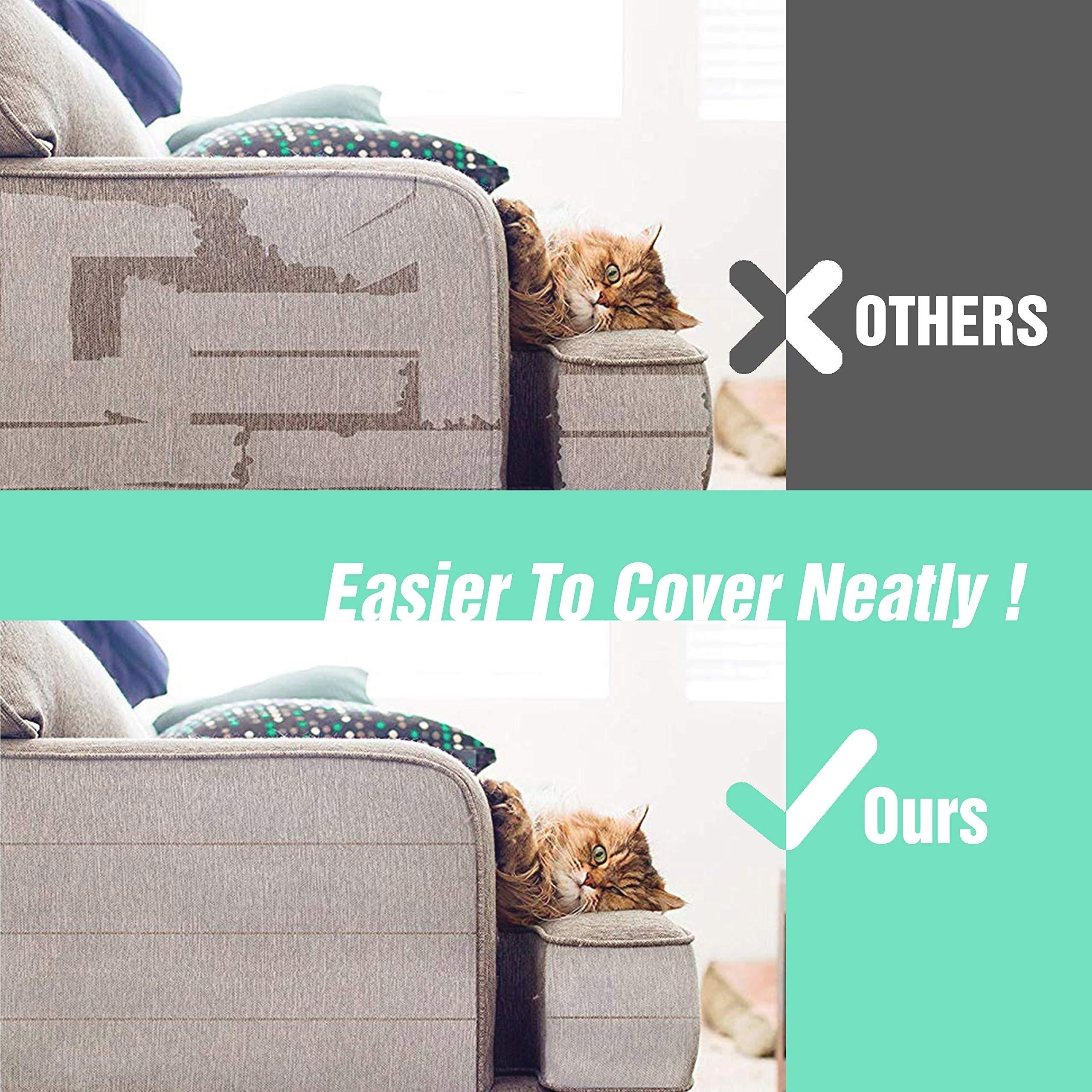 Cat Scratch Tape 100% Transparent Clear Double Sided Deterrent