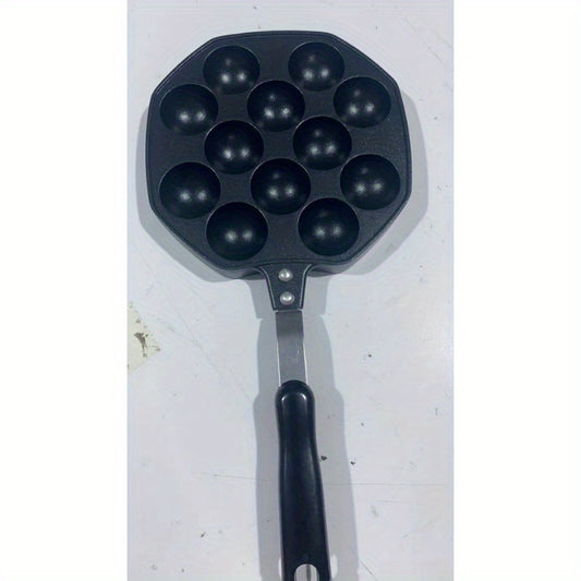 12 Hole Takoyaki Pan Non Stick Aluminum Alloy Baking Pan