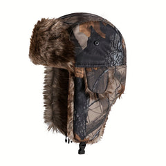 Camouflage Trooper Hat with Ear Protection Ski Hat Warm and Coldproof Hat
