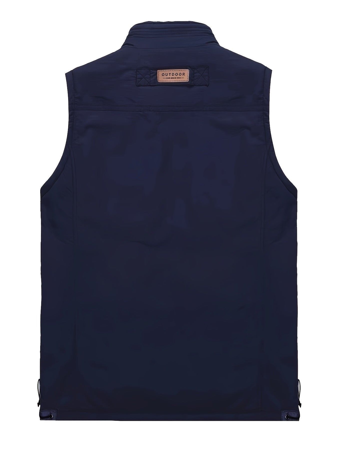 Thermal Cargo Vest Men's Zip Up Spring Summer Outwear