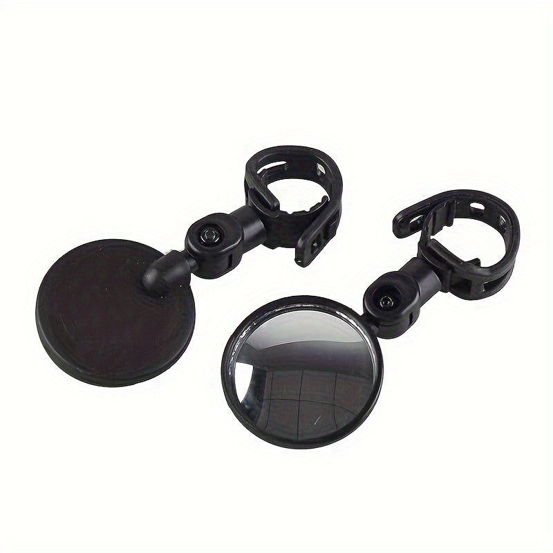 4pcs Bike Mirror Rotatable Handlebar Wide Angle Rear View Mirror