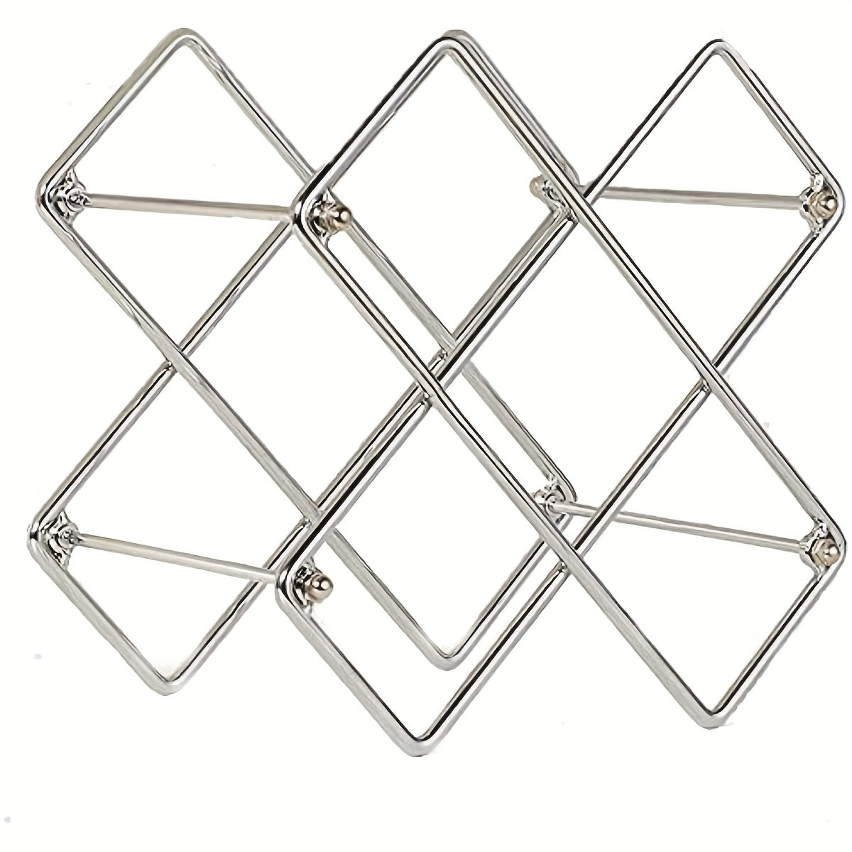 Stylish Stackable Wine Bottle Rack for Home and Office