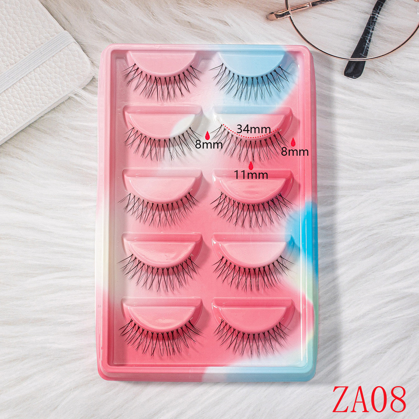 5 Pairs Natural False Eyelashes