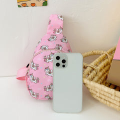 Kids Cartoon Chest Bag Outdoor Travel Crossbody Bag