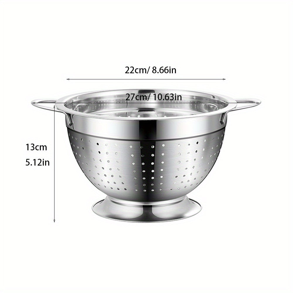 Stainless Steel Drain Basket Vegetable Washing Basket