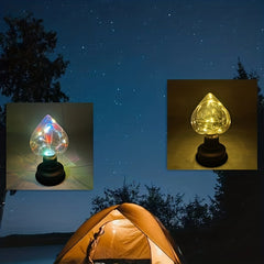 Love Light Bulb Mini Night Light for Camping Bedroom Corridor