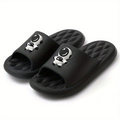 Men's Cartoon Printed Slides Non Slip Slippers