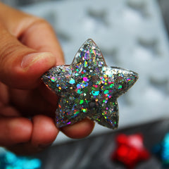 3D Starfish Pentagram Silicone Mold for Resin Casting
