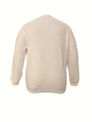 Sexy Sweater Women's V Neck High Stretch Sweater