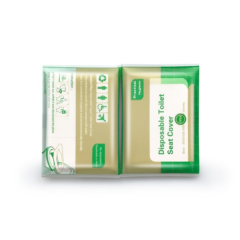 Waterproof Disposable Toilet Seat Covers - 100 Pack