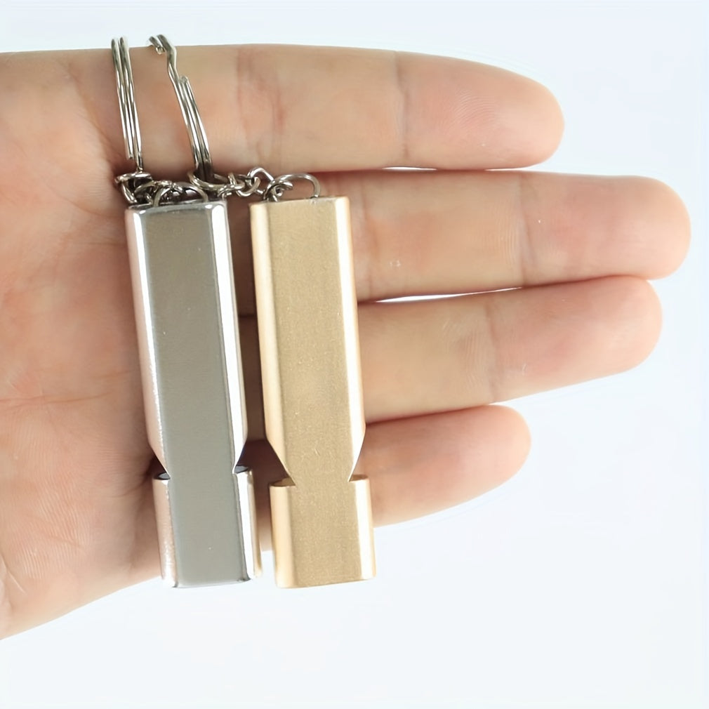 3 Piece Set Metal Double Frequency Survival Whistle