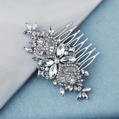 Rhinestone Hair Comb Bridal Hair Pieces Pearl Hair Accessories