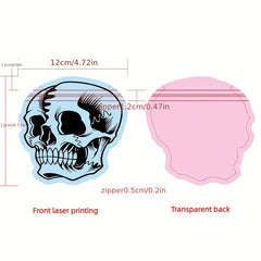 10pcs Halloween Skull Candy Packaging Bags Party Gift Self sealing Bags