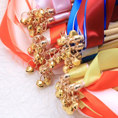 6pcs Colorful Ribbon Fairy Stick Pastel Ribbon Wedding Decoration
