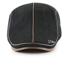 Men's Knitted Beret Adjustable Hat Flat Caps England Style Peaky Blinders Hat