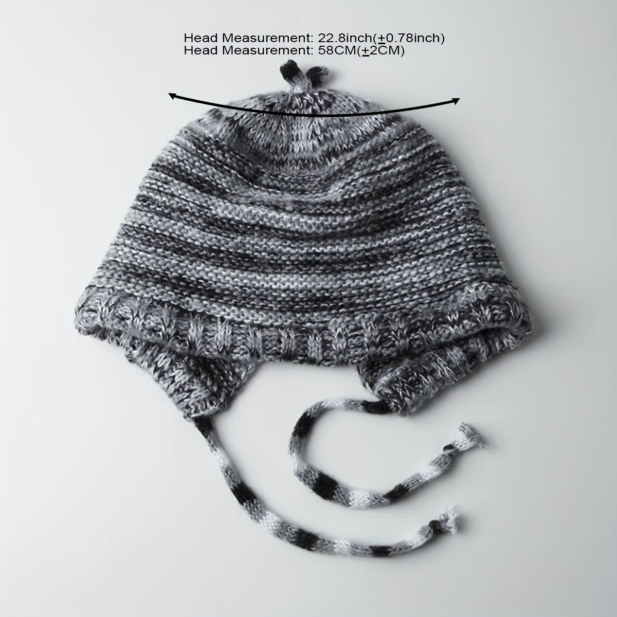 Women's Warm Knit Beanie Ear Protection Hat Winter Skull Cap