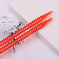 Crystal Sweater Needle Stick Set 14pcs Straight & Loop Knitting Kit 4mm 10mm