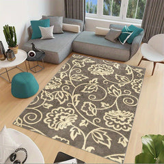 Large Modern Floral Area Rug for Living Room Bedroom Office