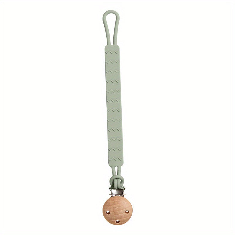 Silicone Pacifier Holder with Clip BPA-Free Chain for Teether Toys