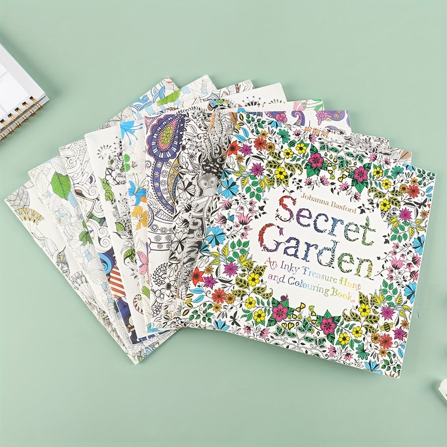 16 Unique Adult Coloring Books: No Repeat Patterns