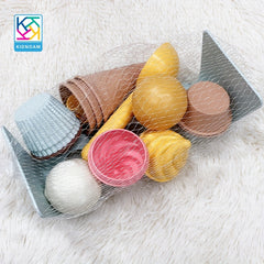 7-Piece Kids Beach Sand Digging Tools Set with Ice Cream Cone Toy
