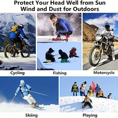 Ski Mask Winter Face Mask UV Protection Windproof Outdoor Sports Cap