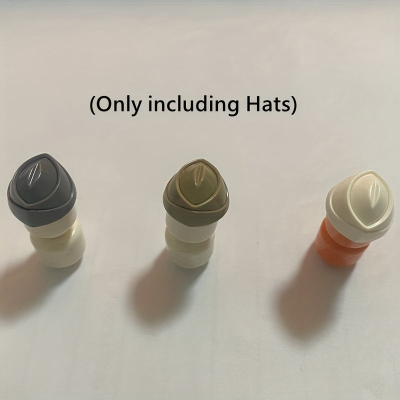 12pcs Mini Character Shaped Military Caps Building Blocks Set