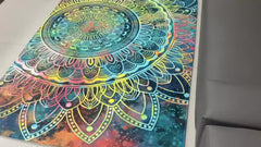 Colorful Starry Pattern Area Rug - Indoor/Outdoor Mat - Non-slip Floor Rug