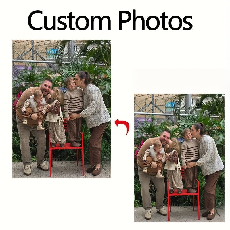 Customizable Photo Puzzle Kits Personalized Family & Couple Portraits