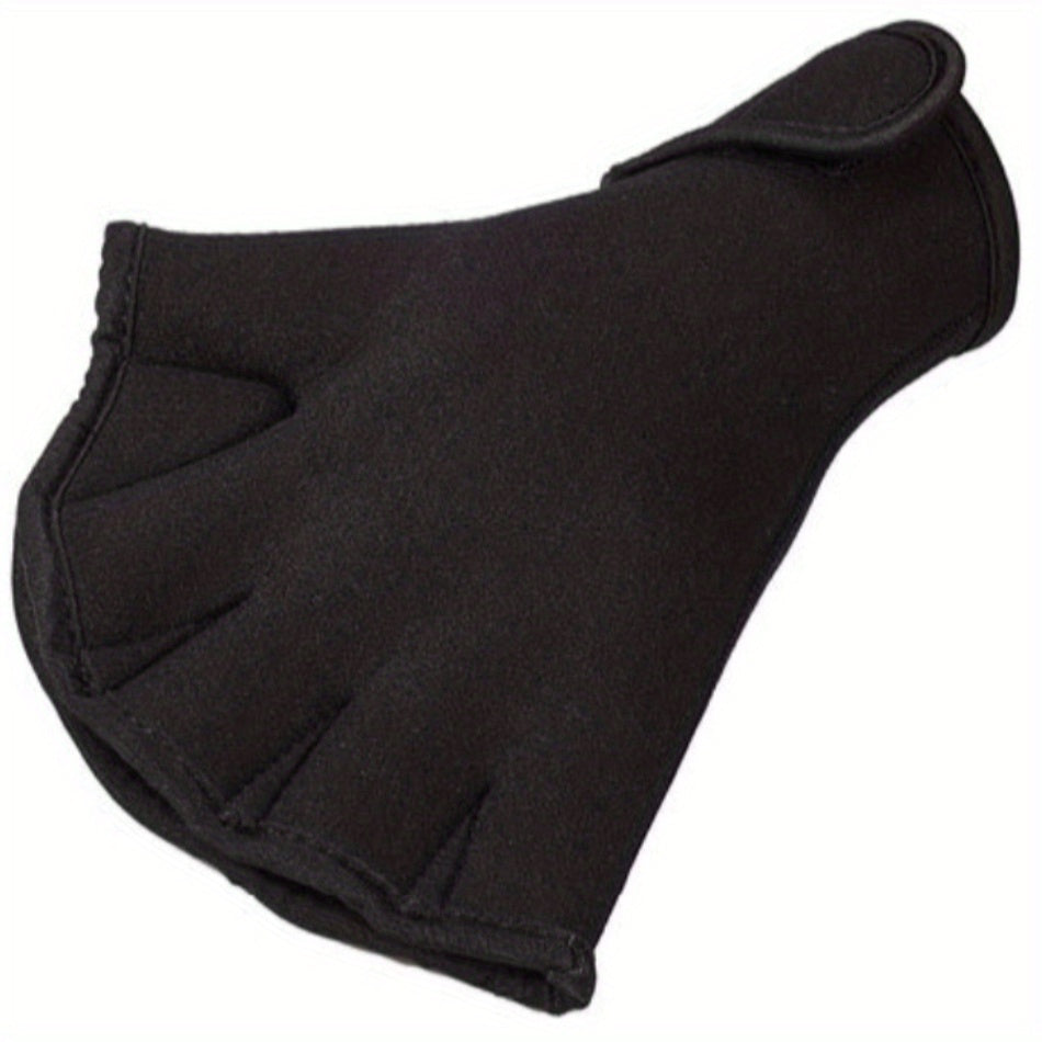 Diving Webbed Gloves Half Finger Swimming Gloves for Men and Women