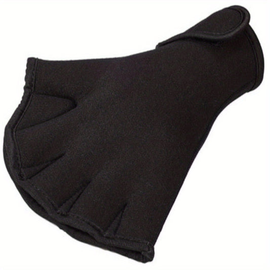 Diving Webbed Gloves Half Finger Swimming Gloves for Men and Women