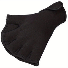 Diving Webbed Gloves Half Finger Swimming Gloves for Men and Women
