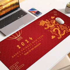 Dragon Print Tableware Drying Pad - Soft & Anti-Slip Pet Pad