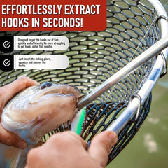 Stainless Steel Fishing Pliers - Perfect for Hook Removal