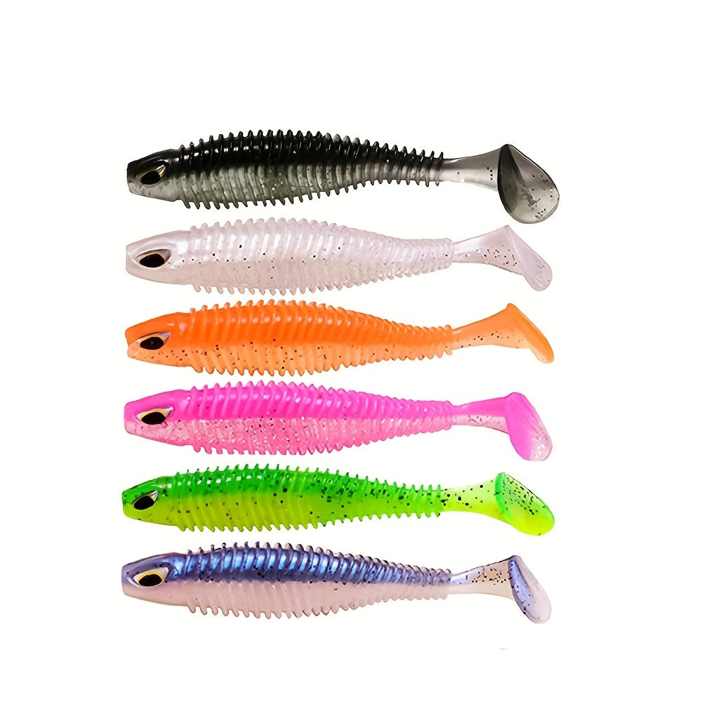 5pcs Silicone Soft Bait Fishing Lure Wobbler Lures for Fishing