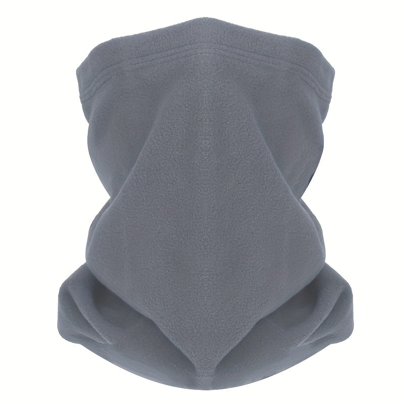 Winter Cycling Hat Mask Neck Guard Flannel Scarf