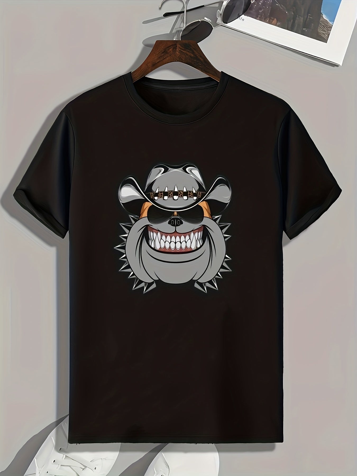 Funny Cartoon Print Men's Graphic T-shirt Casual Comfy Tees For Summer