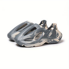 Men's Tie Dye Slip On Platform Clogs Unisex Sandals