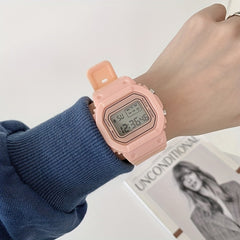 LED Digital Couple Watches Waterproof Casual Wrist Watch
