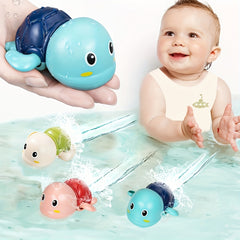3 Pcs Swimming Turtle Bath Toys for Toddlers, Water Pool Toys for Baby