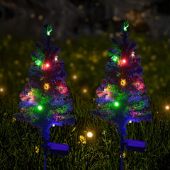 Solar Christmas Tree Lights with 600 MA Solar Version