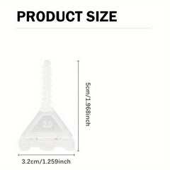 100pcs Tile Leveling Clips 2mm Tile Leveling Spacers Tile Leveling System