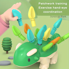 Dino Hedgehog Baby Toy Sensory Montessori Training