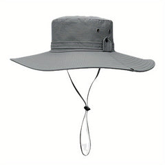 Waterproof Fishing Hat with Large Brim, Outdoor Sunscreen Cap